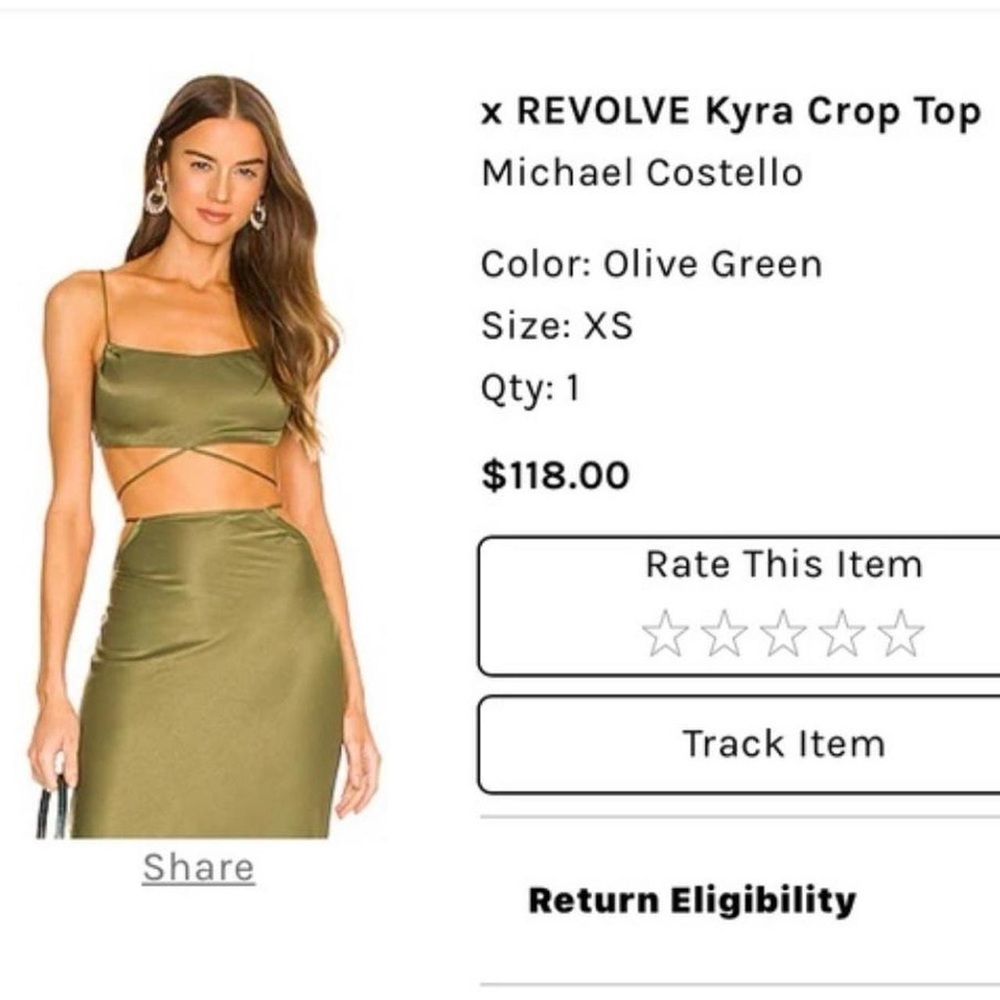 Michael Costello Army Green Set from Revolve